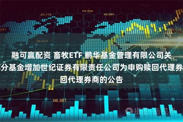 融可赢配资 畜牧ETF 鹏华基金管理有限公司关于旗下部分基金增加世纪证券有限责任公司为申购赎回代理券商的公告